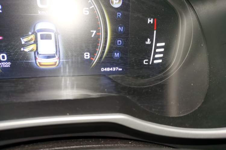 Used Geely Auto Emgrand X7 Sport 2021 Million Edition 1.8TD DCT Two-Wheel Drive Luxury Model Odometer Close Up