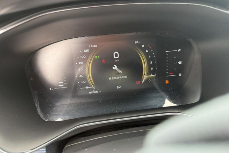 Used Geely Auto Emgrand X7 Sport 2022 Boyue X 1.8TD DCT Smart Model Odometer Close Up