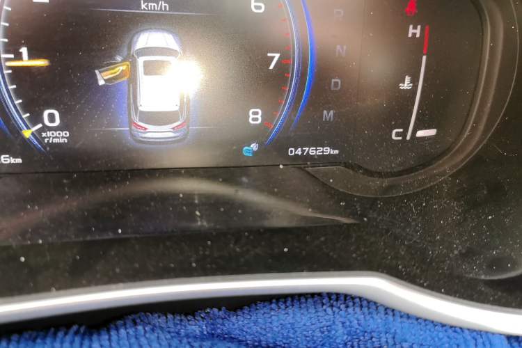 Used Geely Auto Emgrand X7 Sport 2022 1.8TD DCT Zhiya Trim Odometer Close Up