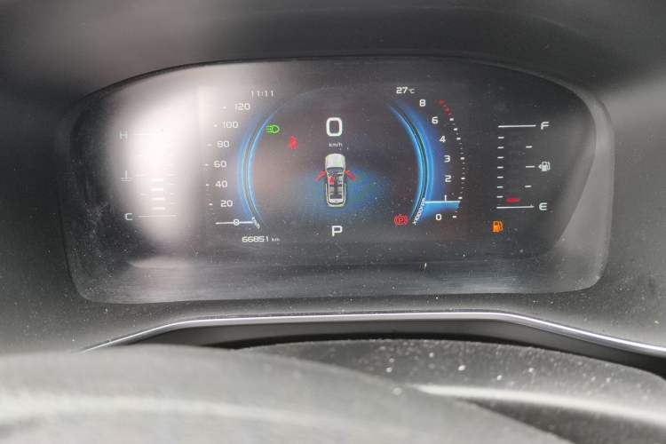 Used Geely Auto Emgrand X7 Sport 2022 Boyue X 1.8TD DCT Smart Model Odometer Close Up