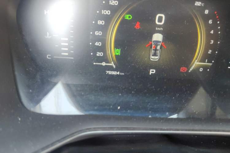 Used Geely Auto Emgrand X7 Sport 2022 Boyue X 1.8TD DCT ZhiZun Edition Odometer Close Up