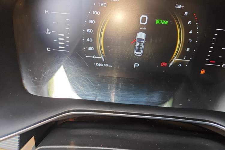 Used Geely Auto Emgrand X7 Sport 2022 Boyue X 1.8TD DCT ZhiZun Edition Odometer Close Up