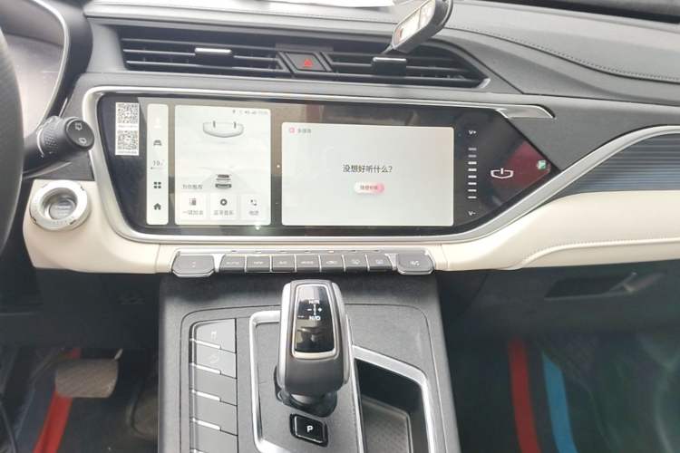 Used Geely Auto Emgrand X7 Sport 2022 Boyue X 1.8TD DCT Smart Model Audio And AC Panel