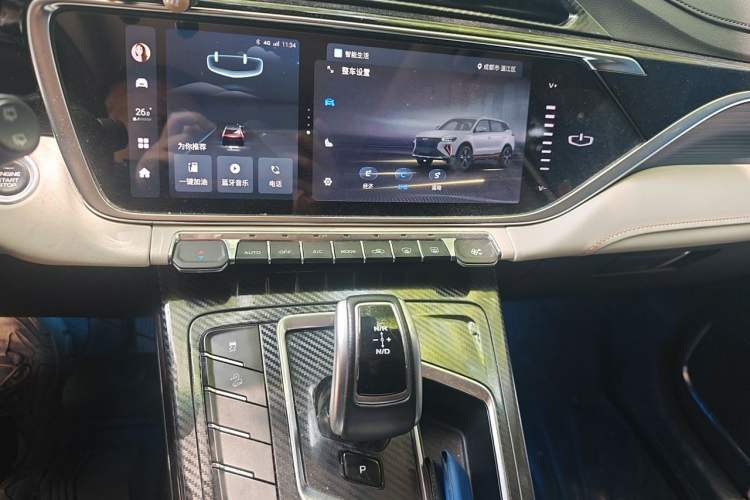 Used Geely Auto Emgrand X7 Sport 2022 Boyue X 1.8TD DCT Smart Model Audio And AC Panel