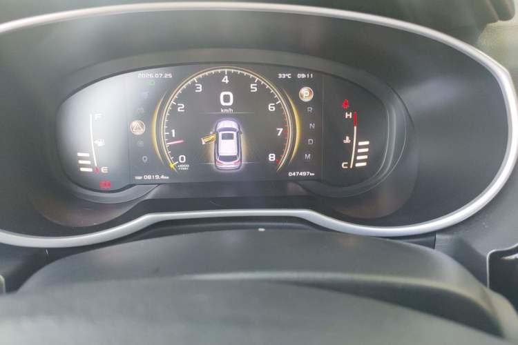 Used Geely Auto Emgrand X7 Sport 2022 1.8TD DCT Zhiya Trim Odometer Close Up
