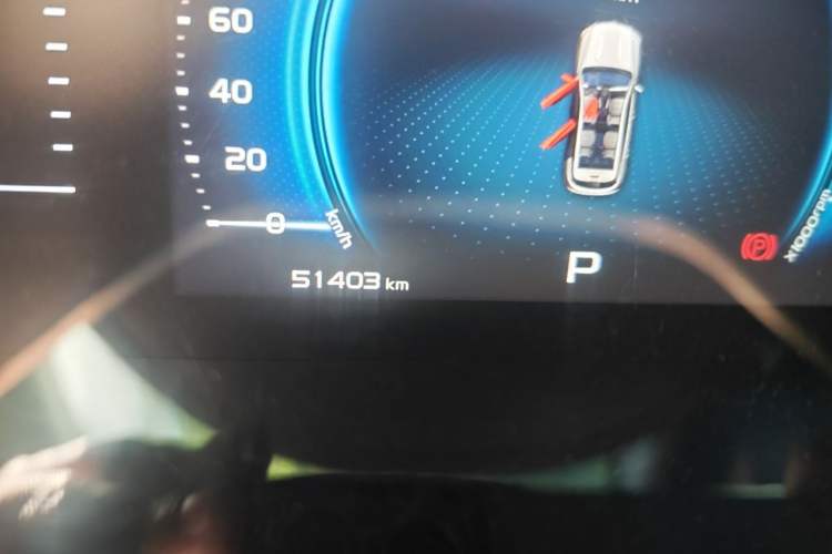 Used Geely Auto Emgrand X7 Sport 2022 Boyue X 1.8TD DCT Smart Model Odometer Close Up