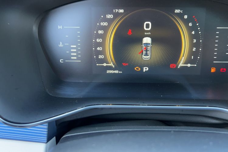 Used Geely Auto Emgrand X7 Sport 2022 Boyue X 1.8TD DCT Smart Model Odometer Close Up