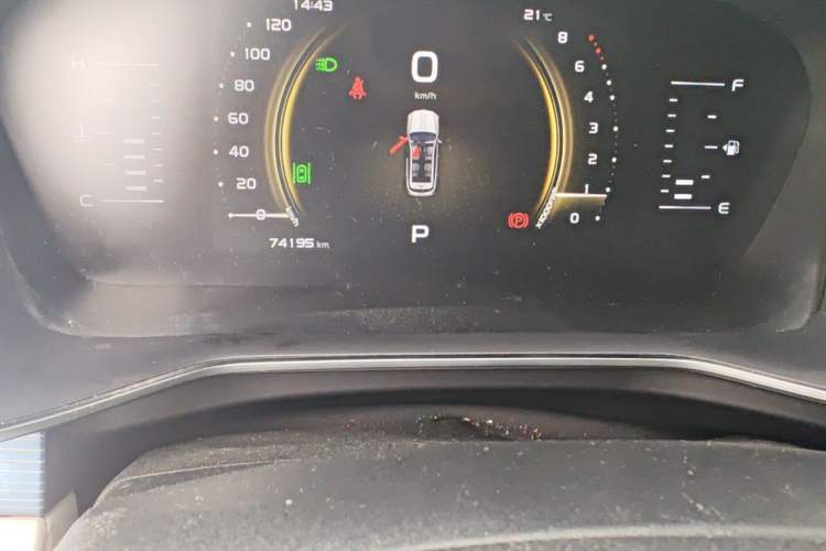 Used Geely Auto Emgrand X7 Sport 2022 Boyue X 1.8TD DCT ZhiZun Edition Odometer Close Up