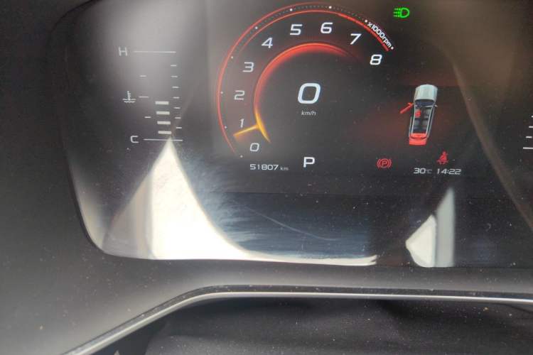 Used Geely Auto Emgrand X7 Sport 2022 Boyue X 1.8TD DCT ZhiShang Model Odometer Close Up