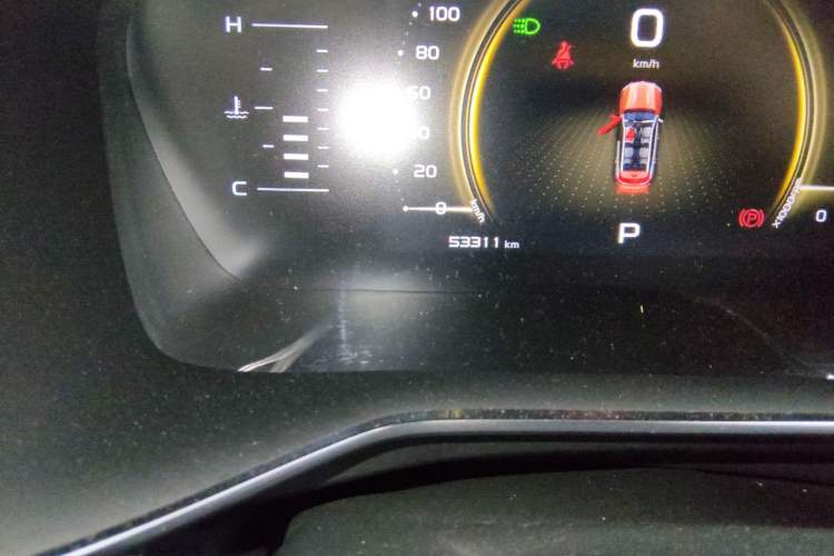 Used Geely Auto Emgrand X7 Sport 2022 Boyue X 1.8TD DCT Smart Connectivity Model Odometer Close Up