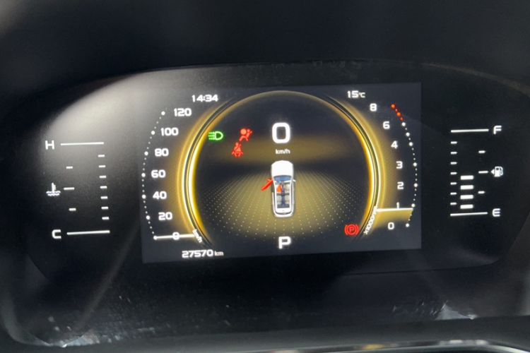 Used Geely Auto Emgrand X7 Sport 2022 Boyue X 1.8TD DCT ZhiZun Edition Odometer Close Up