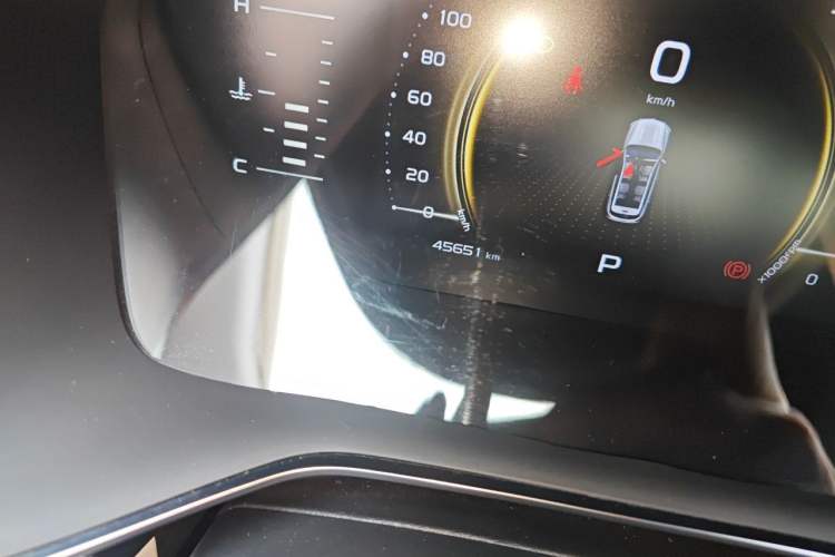 Used Geely Auto Emgrand X7 Sport 2022 Boyue X 1.8TD DCT Smart Model Odometer Close Up