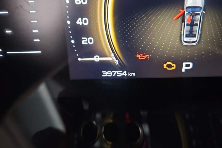 Used Geely Auto Emgrand X7 Sport 2022 Boyue X 1.8TD DCT ZhiZun Edition Odometer Close Up