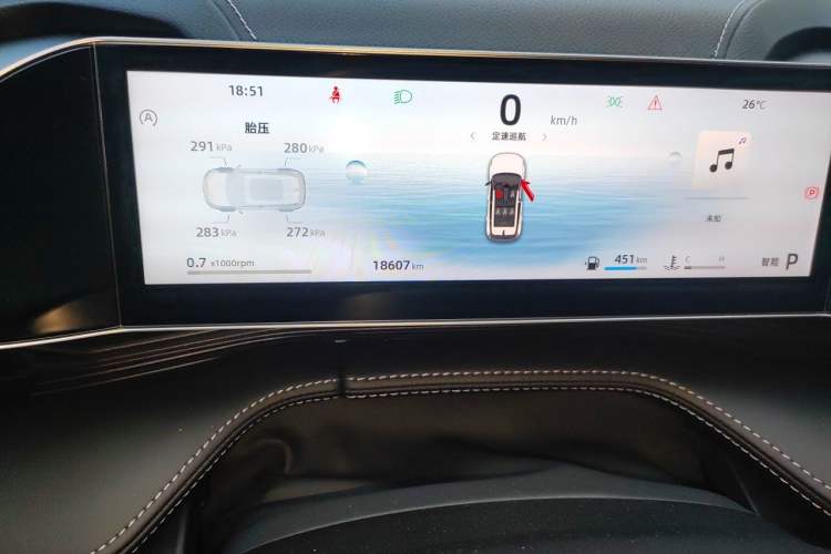 Used Geely Auto Emgrand X7 Sport 2023 Boyue COOL 1.5TD Smart Connectivity Model Odometer Close Up