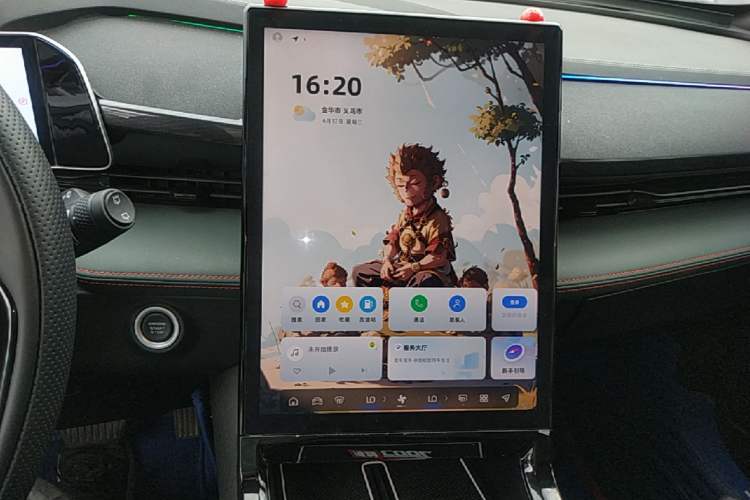 Used Geely Auto Emgrand X7 Sport 2024 1.5TD Smart Connect+ Audio And AC Panel