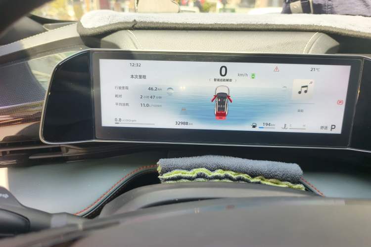Used Geely Auto Emgrand X7 Sport 2024 1.5TD Smart Connect+ Odometer Close Up