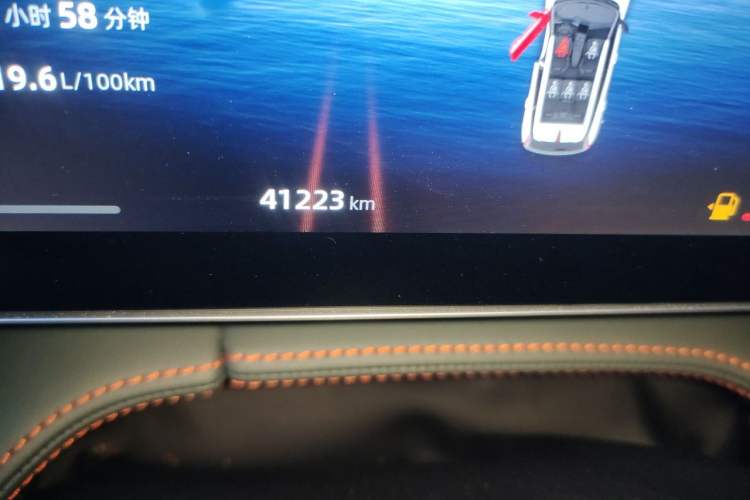 Used Geely Auto Emgrand X7 Sport 2024 1.5TD Dragon Edition Odometer Close Up