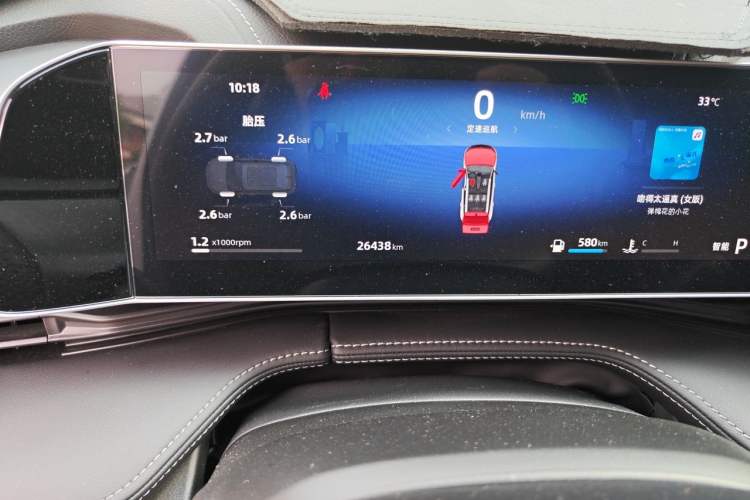 Used Geely Auto Emgrand X7 Sport 2024 1.5TD Smart Connect+ Odometer Close Up