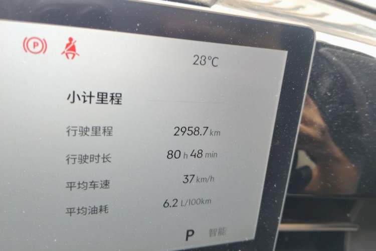 Used Geely Auto Emgrand X7 Sport 2024 1.5TD Prestige Edition Odometer Close Up