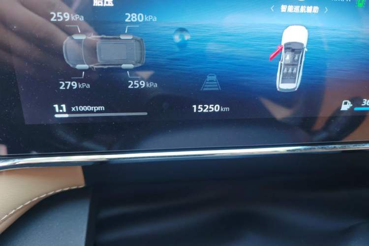 Used Geely Auto FX11 2023 1.5TD DCT Luxury Version Odometer Close Up