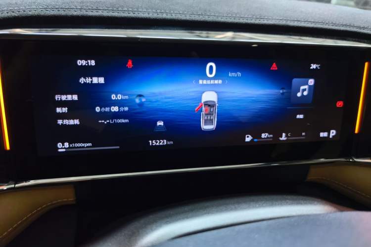 Used Geely Auto FX11 2023 1.5TD DCT Prestige Edition Odometer Close Up