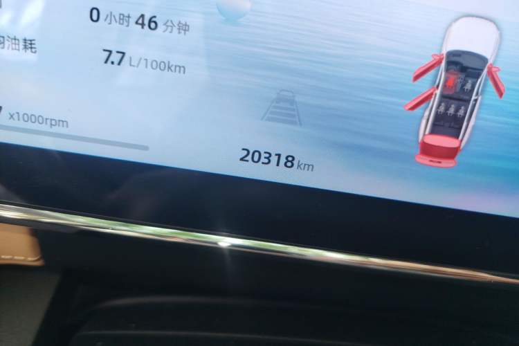Used Geely Auto FX11 2023 1.5TD DCT Prestige Edition Odometer Close Up