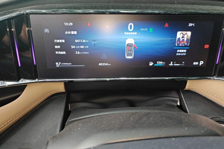 Used Geely Auto FX11 2023 1.5TD DCT Prestige Edition Odometer Close Up
