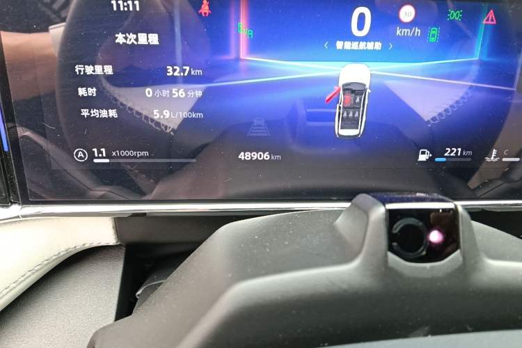 Used Geely Auto FX11 2023 1.5TD Leishen Hi·F Super Rui Odometer Close Up