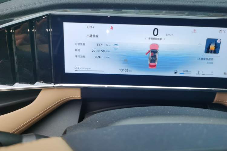 Used Geely Auto FX11 2023 1.5TD DCT Prestige Edition Odometer Close Up