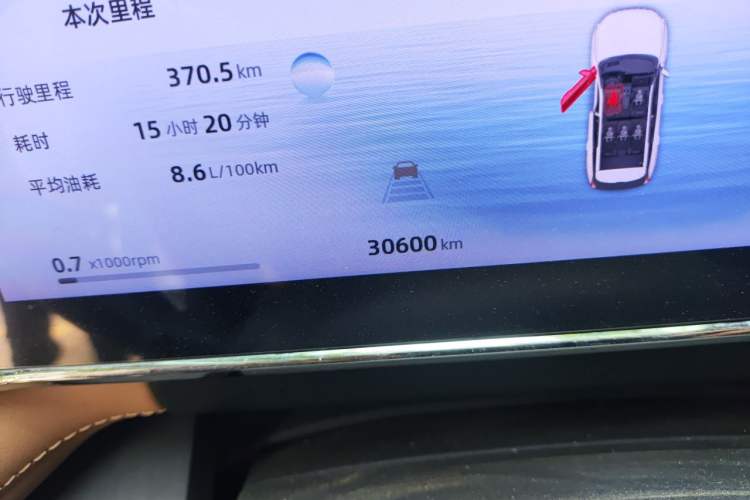 Used Geely Auto FX11 2023 1.5TD DCT Prestige Edition Odometer Close Up