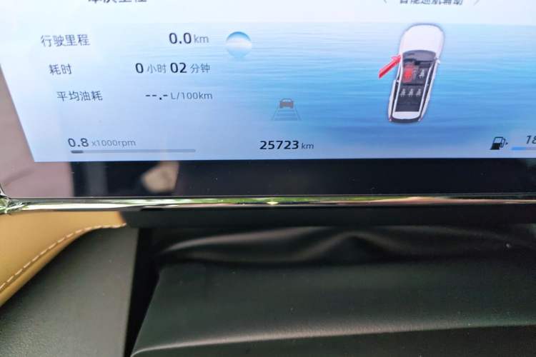 Used Geely Auto FX11 2023 1.5TD DCT Prestige Edition Odometer Close Up