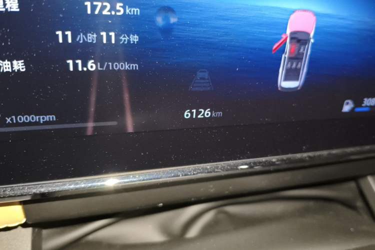 Used Geely Auto FX11 2023 1.5TD DCT Prestige Edition Odometer Close Up