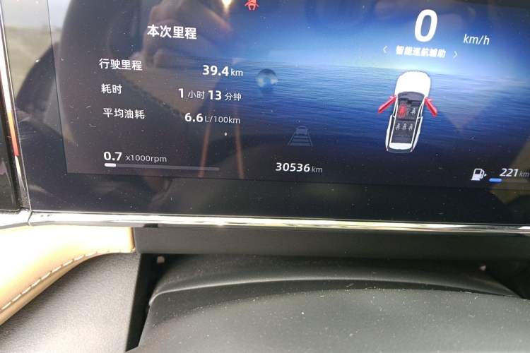 Used Geely Auto FX11 2023 1.5TD DCT Prestige Edition Odometer Close Up