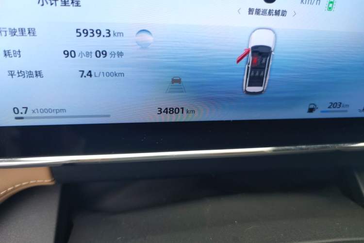 Used Geely Auto FX11 2023 1.5TD DCT Prestige Edition Odometer Close Up