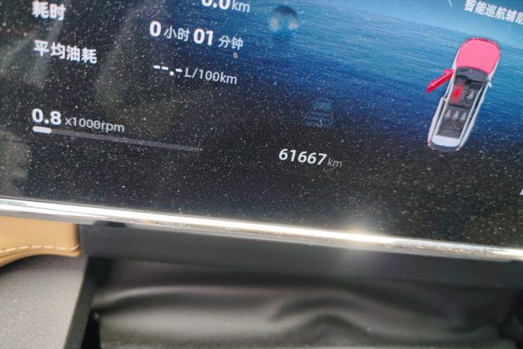 Used Geely Auto FX11 2023 1.5TD DCT Prestige Edition Odometer Close Up