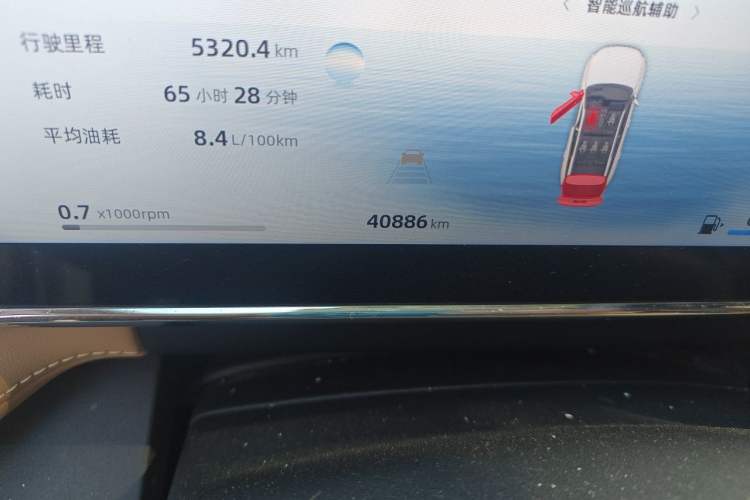 Used Geely Auto FX11 2023 1.5TD DCT Prestige Edition Odometer Close Up