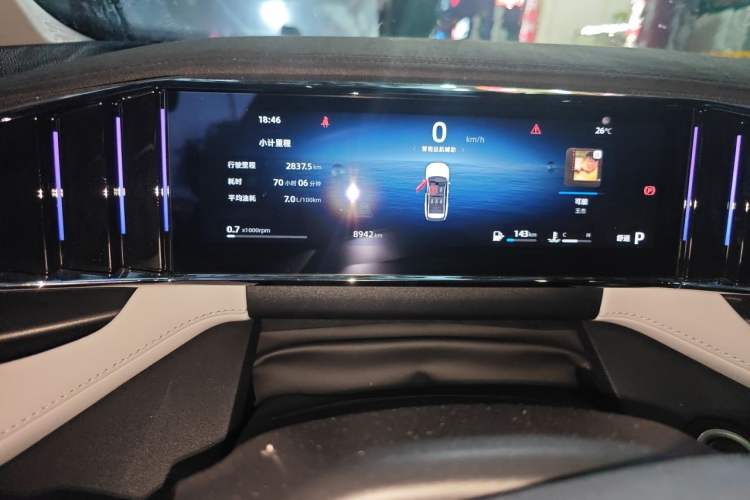 Used Geely Auto FX11 2024 1.5TD DCT Prestige Edition Odometer Close Up