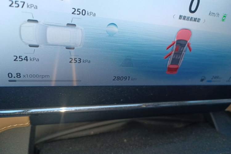 Used Geely Auto FX11 2024 1.5TD DCT Prestige Edition Odometer Close Up
