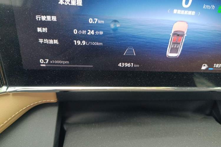 Used Geely Auto FX11 2024 1.5TD DCT Prestige Edition Odometer Close Up