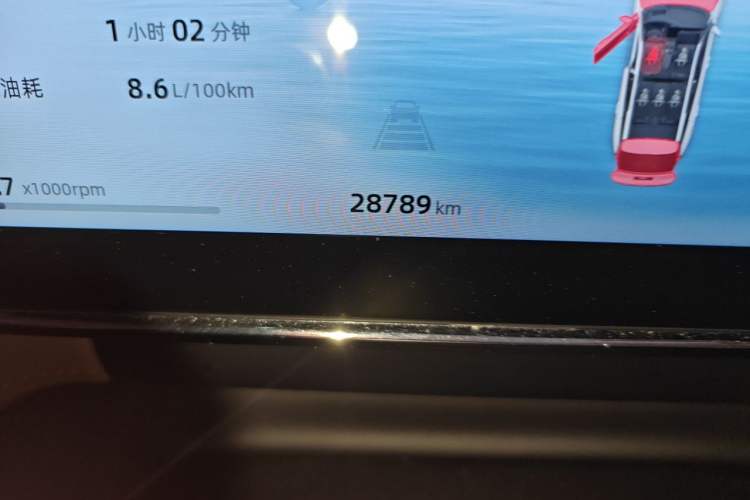 Used Geely Auto FX11 2024 1.5TD DCT Prestige Edition Odometer Close Up