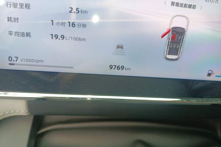 Used Geely Auto FX11 2024 1.5TD DCT Prestige Edition Odometer Close Up