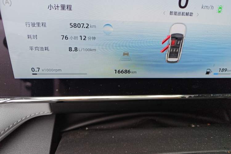 Used Geely Auto FX11 2024 1.5TD DCT Prestige Edition Odometer Close Up