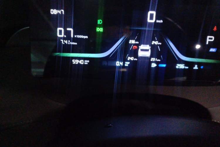 Used Geely Auto FX11 2025 4th Generation 1.5TD DCT – The Start Odometer Close Up