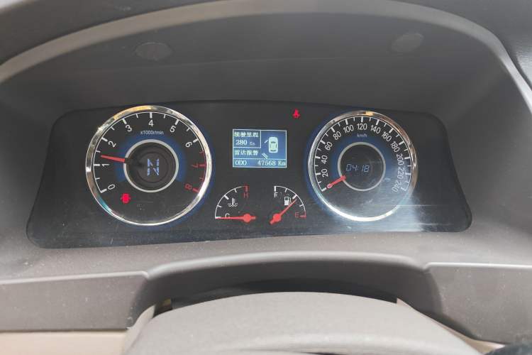 Used Geely Auto GC7 2012 1.8L Automatic Elite Edition Odometer Close Up