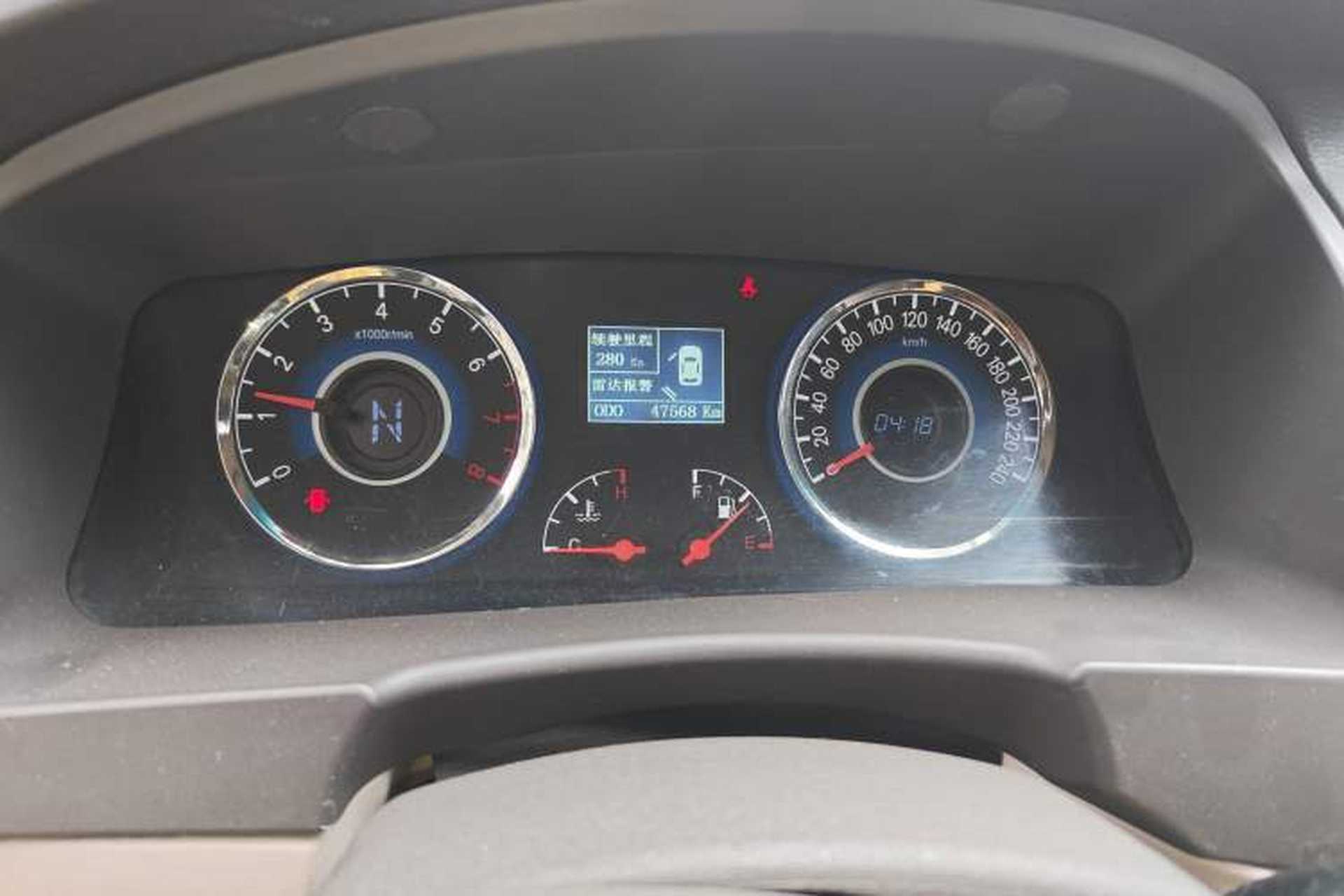 Used Geely Auto GC7 2012 1.8L Automatic Elite Edition Odometer Close Up