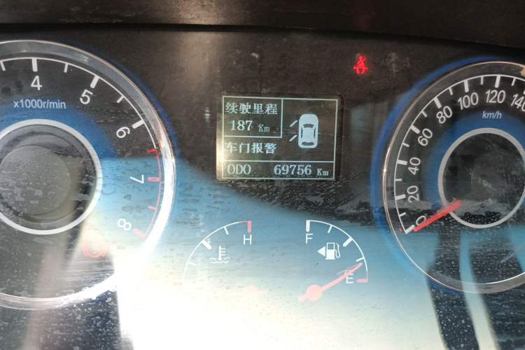 Used Geely Auto GC7 2013 1.5L Manual Luxury Model Odometer Close Up