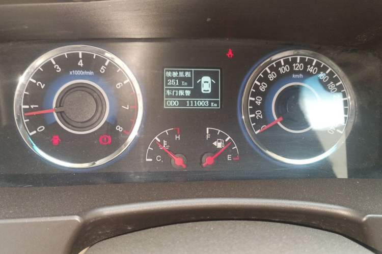 Used Geely Auto GC7 2013 1.5L Manual Luxury Model Odometer Close Up