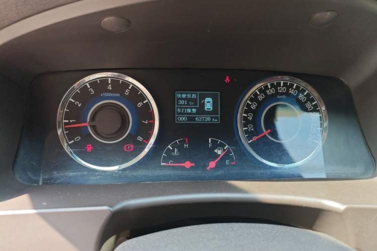 Used Geely Auto GC7 2013 1.5L Manual Luxury Model Odometer Close Up