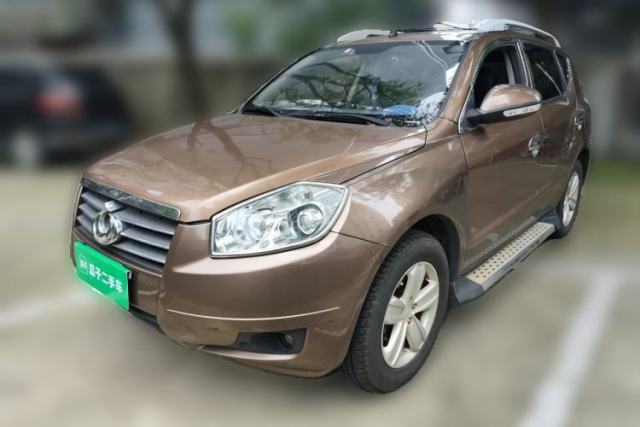 Used Geely Auto GX7 2013 2.0L Manual Entry-Level Trim