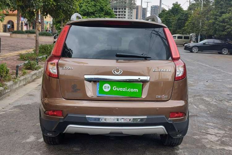 Used Geely Auto GX7 2013 2.0L Automatic Prestige Edition Rear